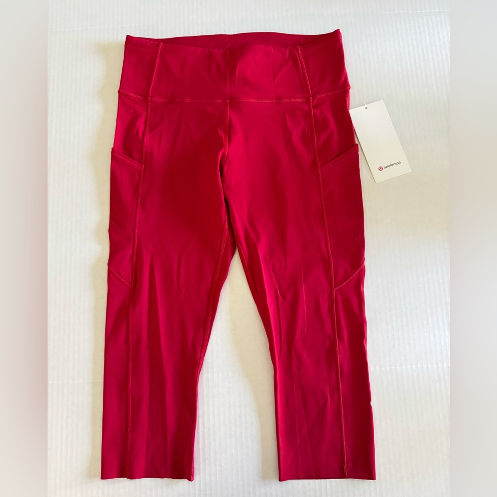Lululemon Athletica Fast and Free HR Crop 19” - Picture 2 of 7